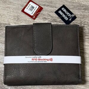 American Leatherworks Wallet RFID‎ Blocking Genuine Leather Bifold